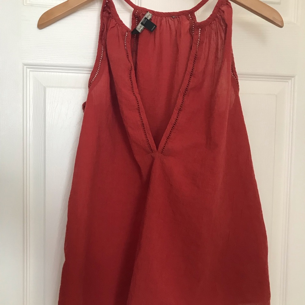 Banana Republic rustic orange/red tank